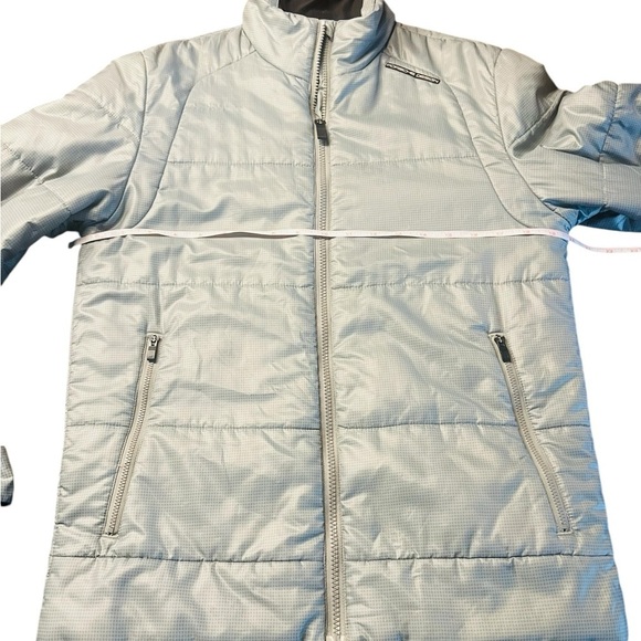 ADIDAS P5000 PORCHE POLYESTER LIGHT GRAY ZIPPERED COAT SIZE SMALL - Picture 8 of 13